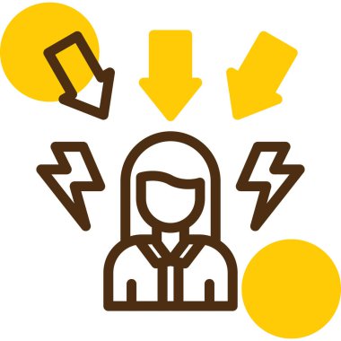 Müşteri servisi. Web simgesi basit illüstrasyon