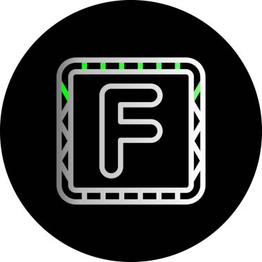 Modern b 'nin vektör illüstrasyonu eksik simgesi