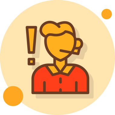 Avatar kadın simgesi - taslak biçimi