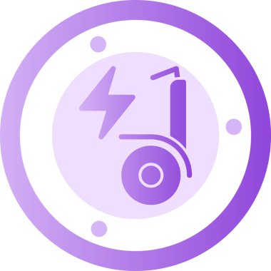 Elektrik prizi. Web simgesi vektör illüstrasyonu