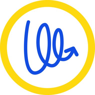 L harfi ikon vektör illüstrasyon tasarımı