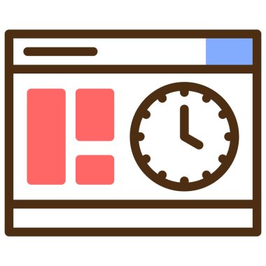 Web ve geliştirme vektör simgesi