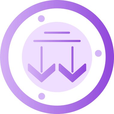 Yön. Web simgesi basit tasarım