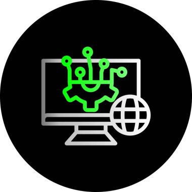 bilgisayar fare simgesi vektör illüstrasyonu