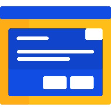 Tarayıcı web sayfası simgesi - taslak biçimi