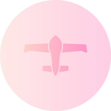 düzlem simgesi, vektör illüstrasyonu