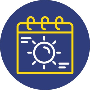 Takvim. Web simgesi basit illüstrasyon