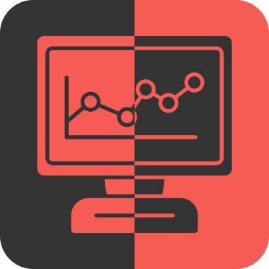 veri analiz simgesi vektör illüstrasyonu