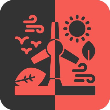 Modern simgenin vektör illüstrasyonu