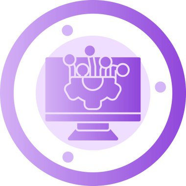 seo modern simgesinin vektör illüstrasyonu