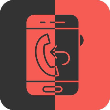 telefon araması düz simgesi