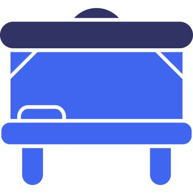 B - bus 'un vektör illüstrasyonu