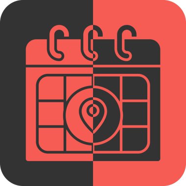 Bir kameranın tek bir simgesinin vektör illüstrasyonu