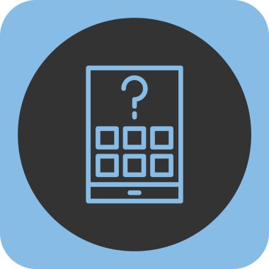 Cep telefonu. Web simgesi basit illüstrasyon