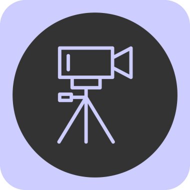 video simgesi, vektör illüstrasyonu