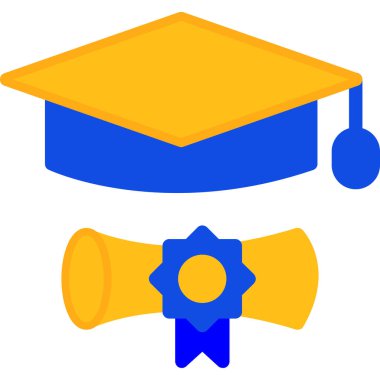 eğitim başlığı eğitim simgesi düz biçimli