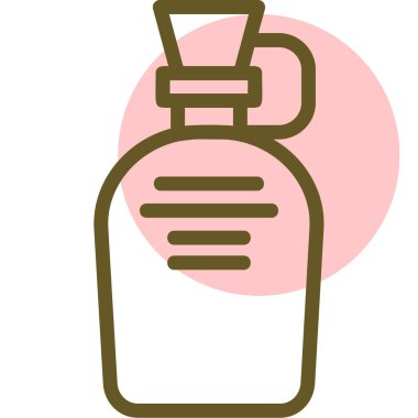 şişe simgesi vektör illüstrasyonu