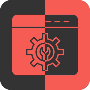 seo modern simgesinin vektör illüstrasyonu