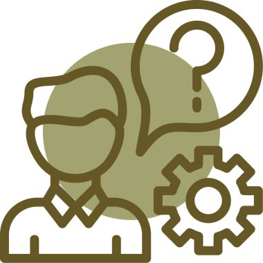 İş ikonu. vektör illüstrasyonu