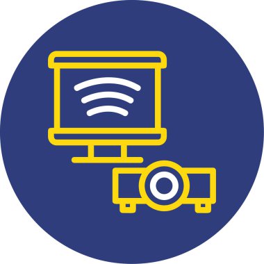 izleyici ikon vektör illüstrasyonu