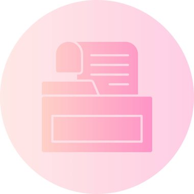 belge simgesi vektör illüstrasyonu