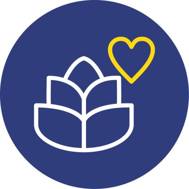 Aşk simgesinin vektör illüstrasyonu