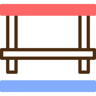 bank ikonu vektör illüstrasyonu