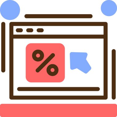 tarayıcı indirimi iskonto simgesi