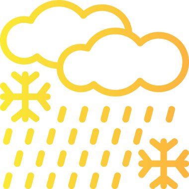 Hava durumu ikonu. vektör illüstrasyonu
