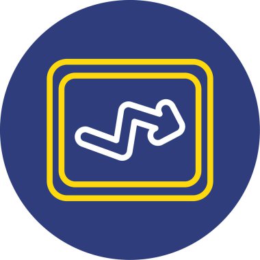 yol simge vektör çizim