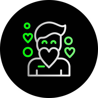 Vektör Kalp Simgesi illüstrasyonu