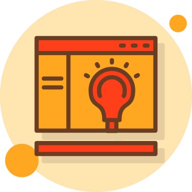 Web tasarım geliştirme simgesi