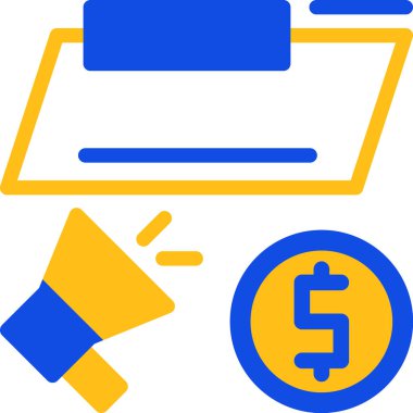 iş finans para simgesi ana hat biçiminde