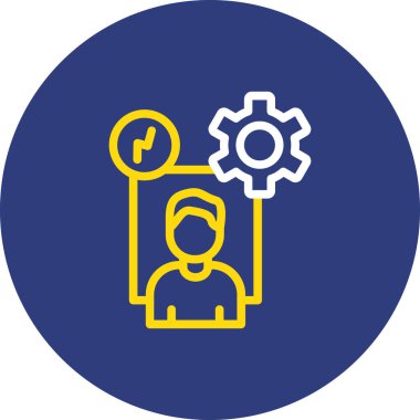 Dizüstü bilgisayarı olan bir kadının vektör çizimi