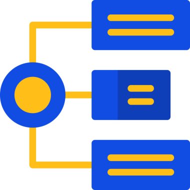 veri sunucusu simgesi vektör illüstrasyonu
