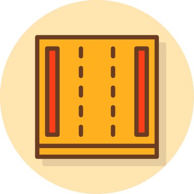 Kutu. Web simgesi basit illüstrasyon