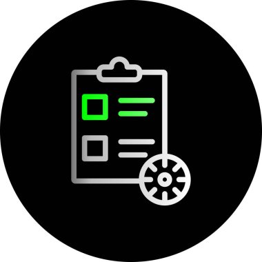 Belge simgesinin vektör illüstrasyonu