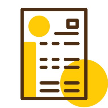 sözleşme ikonu vektör illüstrasyonu