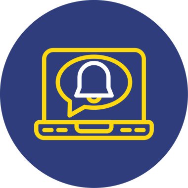 Sohbet simgesinin vektör illüstrasyonu