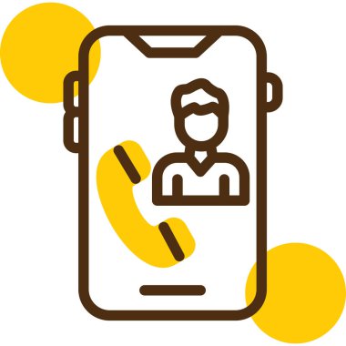 çağrı merkezi web simgesi, basit vektör illüstrasyonu