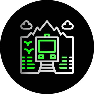 seo modern simgesinin vektör illüstrasyonu