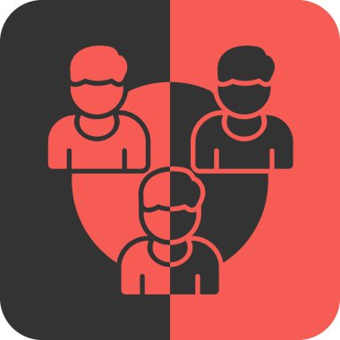 Modern simgenin vektör illüstrasyonu