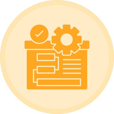 Belge. Web simgesi basit illüstrasyon