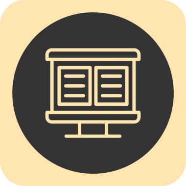 bilgisayar simgesi vektör illüstrasyonu