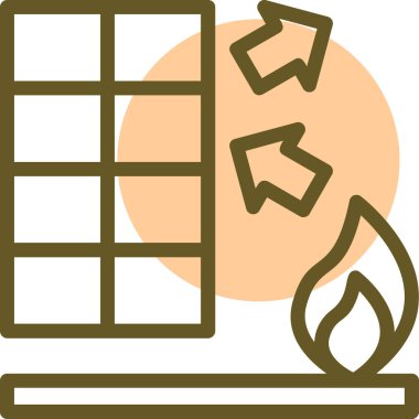 Bir binanın vektör illüstrasyonu