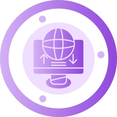 küresel ağ. Basit tasarım