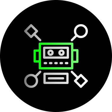 vektör robot resimleme