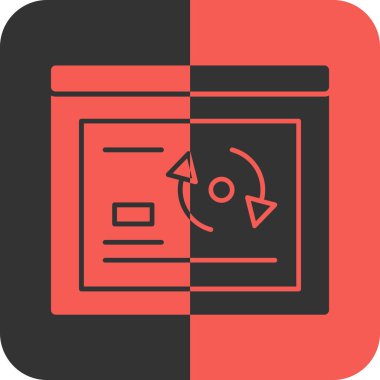 seo modern simgesinin vektör illüstrasyonu