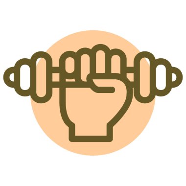 dambıl web renk vektörü simgesi