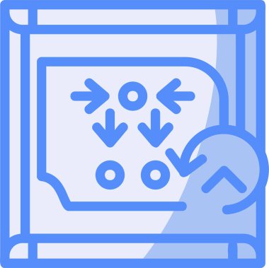 Belge. Web simgesi basit illüstrasyon